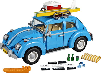 Set 10252 - Volkswagen Beetle (VW Beetle) met MOC caravan