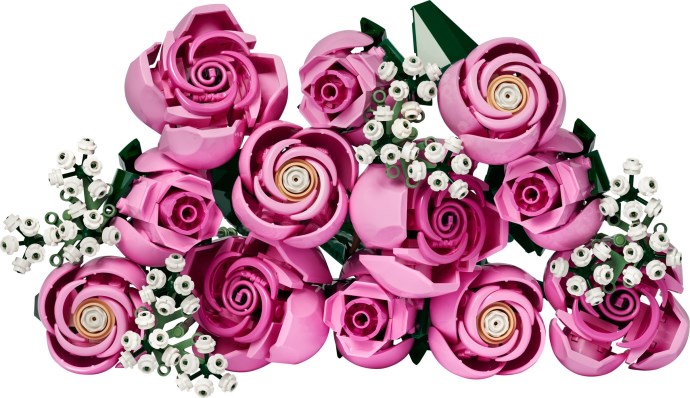 Set 10374 - Bouquet of Pink Roses - De BrickPlaats