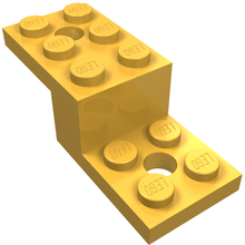 Part 11215 - Bracket 5 x 2 x 1 1/3 with 2 Holes - De BrickPlaats