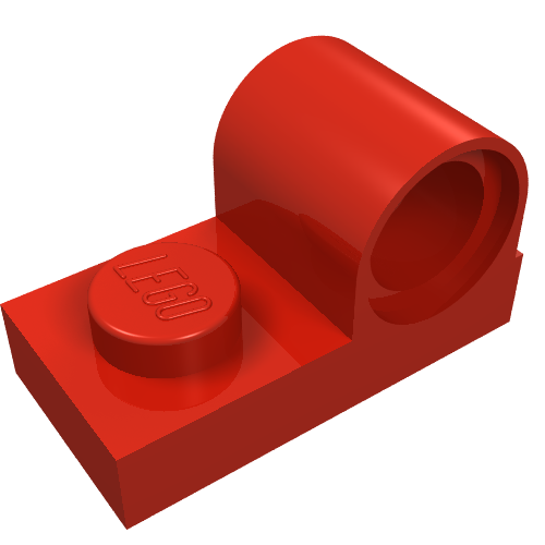 Part 11458 - Plate, Modified 1 x 2 with Pin Hole on Top - De BrickPlaats