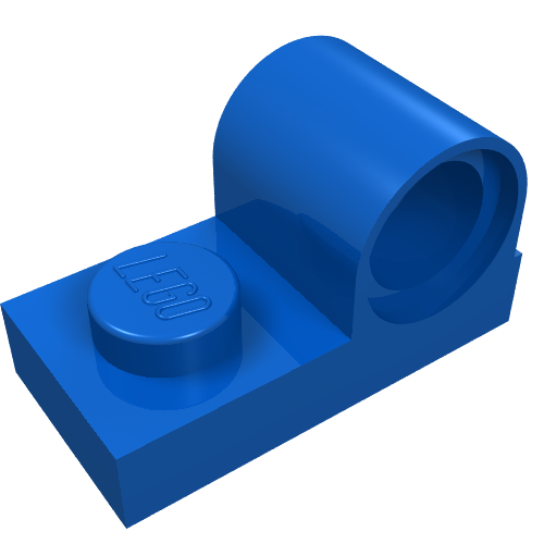 Part 11458 - Plate, Modified 1 x 2 with Pin Hole on Top - De BrickPlaats
