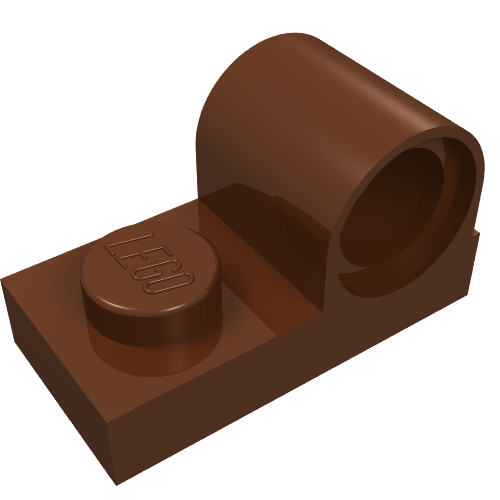 Part 11458 - Plate, Modified 1 x 2 with Pin Hole on Top - De BrickPlaats