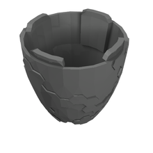 Part 11598 - Container, Faceted 4 x 4 x 3, Alien Pod Section - De BrickPlaats