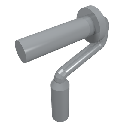Part 12885 - Minifigure, Utensil Paint Roller Brush Handle - De BrickPlaats