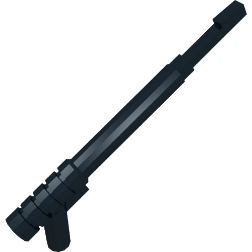 Part 13591 - Minifigure, Weapon Spear Gun with Squared Trigger and Thick Spear Base - De BrickPlaats
