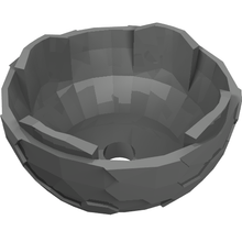 Part 13754 - Container, Faceted 4 x 4 x 1 2/3, Alien Pod Section - De BrickPlaats