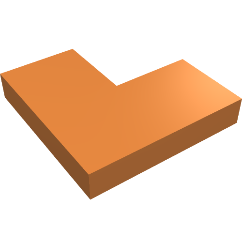 Part 14719 - Tile 2 x 2 Corner - De BrickPlaats