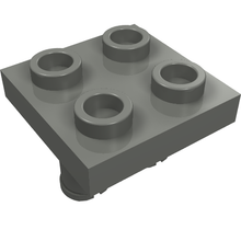 Part 15092 - Plate, Modified 2 x 2 with Pins on Bottom - De BrickPlaats