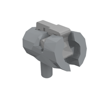 Part 15391c01 - Minifigure, Weapon Gun, Mini Blaster / Shooter with Dark Bluish Gray Trigger (15391 / 15392) - De BrickPlaats
