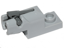 Part 15403c01 - Projectile Launcher, 1 x 2 Mini Blaster / Shooter with Dark Bluish Gray Trigger (15403 / 15392) - De BrickPlaats