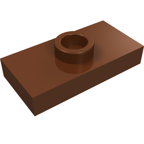 Part 15573 - Plate, Modified 1 x 2 with 1 Stud with Groove and Bottom Stud Holder (Jumper) - De BrickPlaats