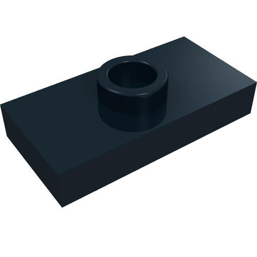 Part 15573 - Plate, Modified 1 x 2 with 1 Stud with Groove and Bottom Stud Holder (Jumper) - De BrickPlaats