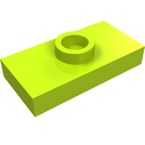 Part 15573 - Plate, Modified 1 x 2 with 1 Stud with Groove and Bottom Stud Holder (Jumper) - De BrickPlaats