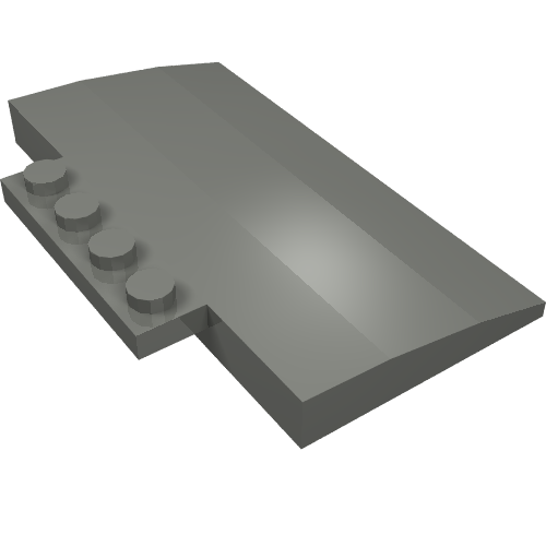 Part 15625 - Slope, Curved 5 x 8 x 2/3 with 4 Studs - De BrickPlaats