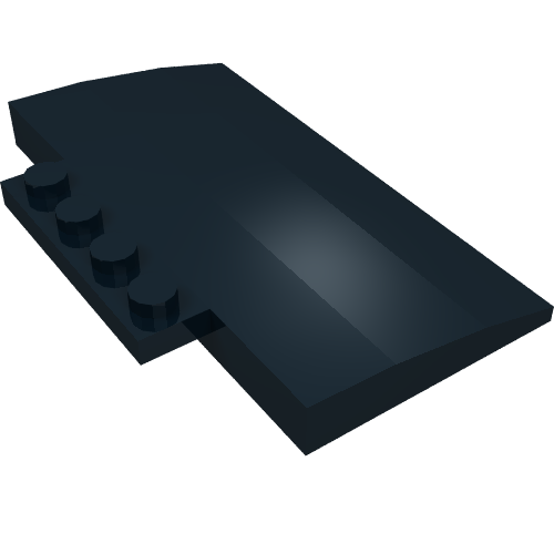 Part 15625 - Slope, Curved 5 x 8 x 2/3 with 4 Studs - De BrickPlaats
