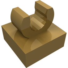 Part 15712 - Tile, Modified 1 x 1 with Open O Clip - De BrickPlaats