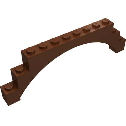 Part 18838 - Arch 1 x 12 x 3 Raised Arch with 5 Cross Supports - De BrickPlaats