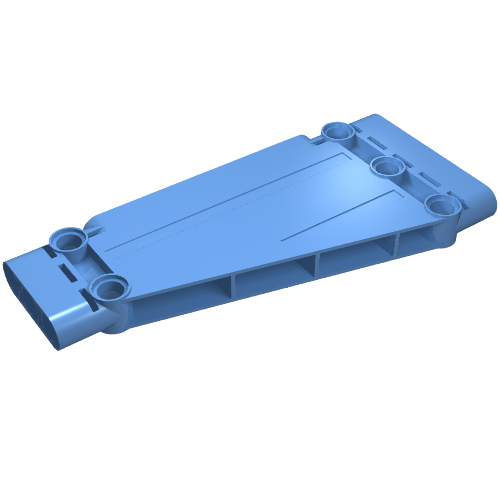 Part 18945 - Technic, Panel Plate 5 x 11 x 1 Tapered - De BrickPlaats