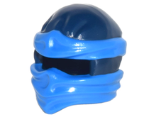 Part 19857pb02 - Minifigure, Headgear Ninjago Wrap Type 2 with Molded Blue Wraps and Knot Pattern - De BrickPlaats