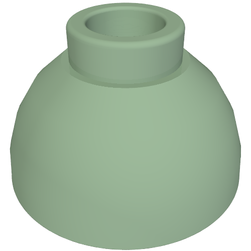 Part 20952 - Brick, Round 1 1/2 x 1 1/2 x 2/3 Dome Top - De BrickPlaats