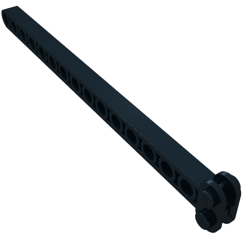 Part 2351 - Crane Arm Center (Technic Liftarm 1 x 16) - De BrickPlaats