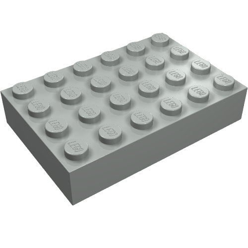 Part 2356 - Brick 4 x 6 - De BrickPlaats