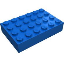 Part 2356 - Brick 4 x 6 - De BrickPlaats