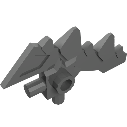 Part 23861 - Minifigure, Weapon Blade with Bars and 5 Spikes - De BrickPlaats