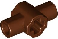 Part 24122 - Technic, Axle Connector Hub with Two Bar Holders Perpendicular (Lightsaber Hilt) - De BrickPlaats