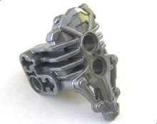 Part 24191 - Bionicle Armor Uniter with 2 Pin Holes on Front, Axle and Pin Holes on Sides - De BrickPlaats