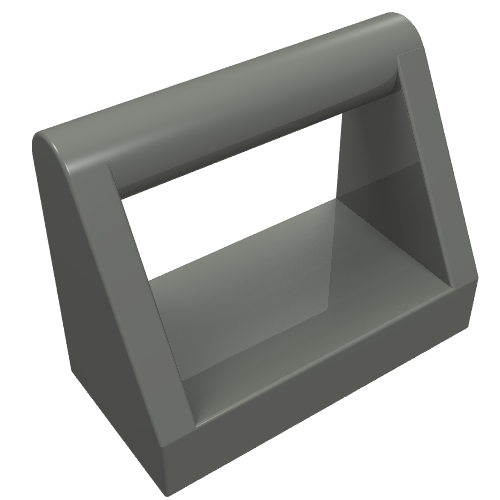 Part 2432 - Tile, Modified 1 x 2 with Bar Handle - De BrickPlaats