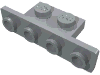 Part 2436b - Bracket 1 x 2 - 1 x 4 with Rounded Corners - De BrickPlaats