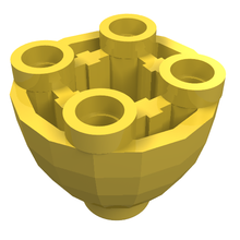 Part 24947 - Brick, Round 2 x 2 Dome Bottom with Studs - De BrickPlaats