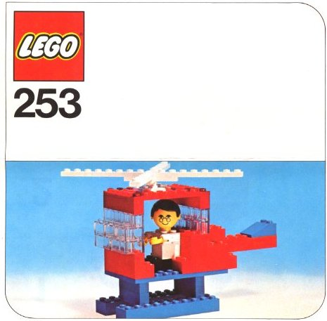 Set 253-2 - Helicopter and Pilot - De BrickPlaats