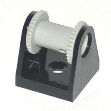 Part 2584c003 - String Reel 2 x 2 Holder with Light Bluish Gray Drum (2584 / 2585) - De BrickPlaats