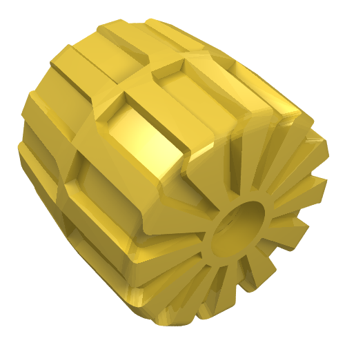 Part 2593 - Wheel Hard Plastic Medium (35mm D. x 31mm) - De BrickPlaats
