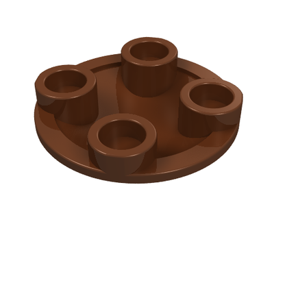 Part 2654 - Plate, Round 2 x 2 with Rounded Bottom (Boat Stud) - De BrickPlaats