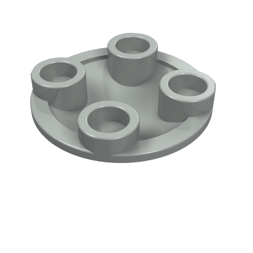 Part 2654 - Plate, Round 2 x 2 with Rounded Bottom (Boat Stud) - De BrickPlaats
