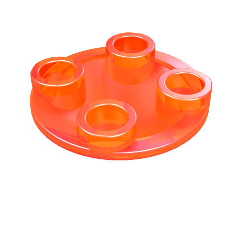 Part 2654 - Plate, Round 2 x 2 with Rounded Bottom (Boat Stud) - De BrickPlaats