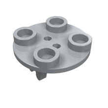 Part 2655 - Plate, Round 2 x 2 Thin with Wheel Holder - De BrickPlaats