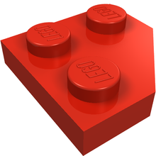 Part 26601 - Wedge, Plate 2 x 2 Cut Corner - De BrickPlaats