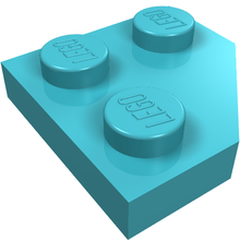 Part 26601 - Wedge, Plate 2 x 2 Cut Corner - De BrickPlaats