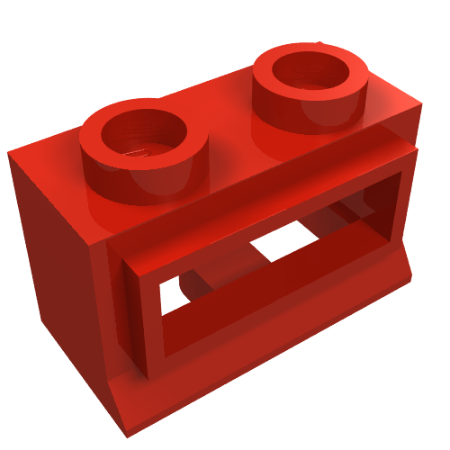 Part 27 - Window 1 x 2 x 1 - De BrickPlaats