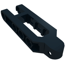 Part 2738 - Technic, Steering Arm 6.5 x 2 with Tow Ball Socket Squared, Un-Chamfered - De BrickPlaats