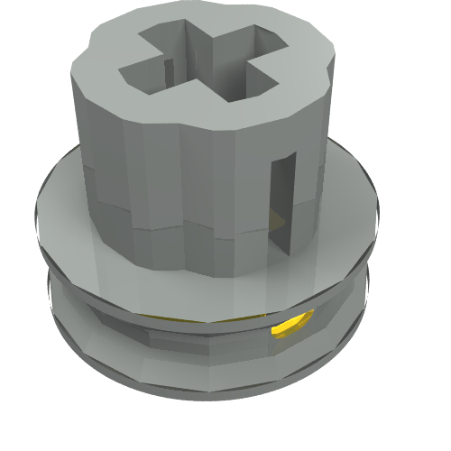 Part 2983 - Electric, Motor 9V Micromotor Pulley - De BrickPlaats