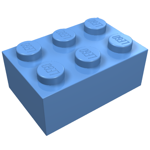 Part 3002 - Brick 2 x 3 - De BrickPlaats