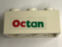 Part 3002pb37L - Brick 2 x 3 with Octan Pattern Left (Sticker) - Sets 6397 / 6472 - De BrickPlaats