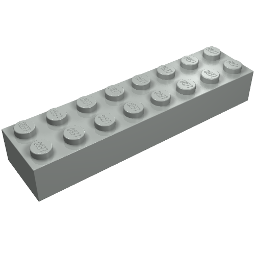 Part 3007 - Brick 2 x 8 - De BrickPlaats