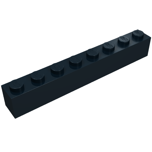 Part 3008 - Brick 1 x 8 - De BrickPlaats