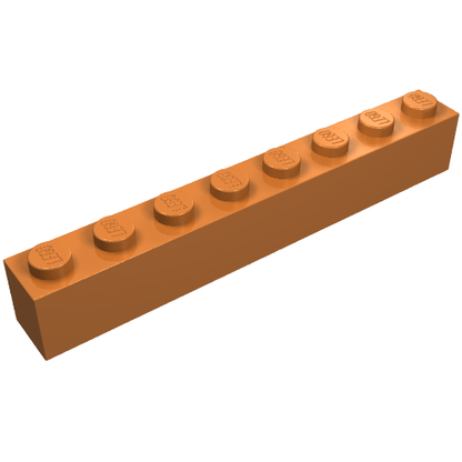 Part 3008 - Brick 1 x 8 - De BrickPlaats